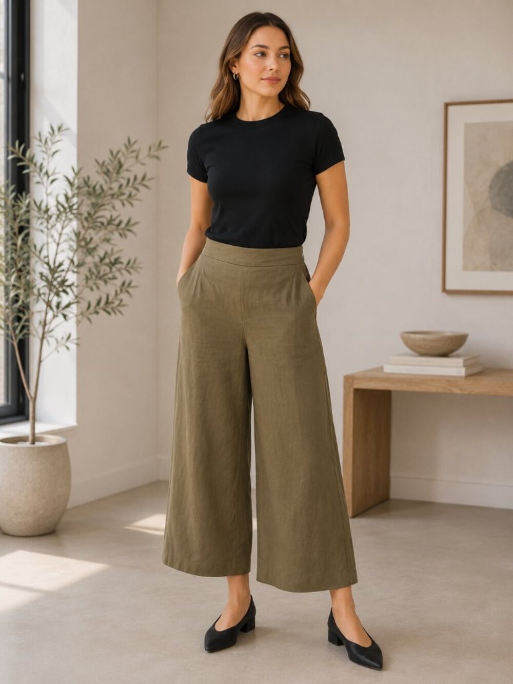 Aritzia Babaton High Waisted Collete Pants Size 4